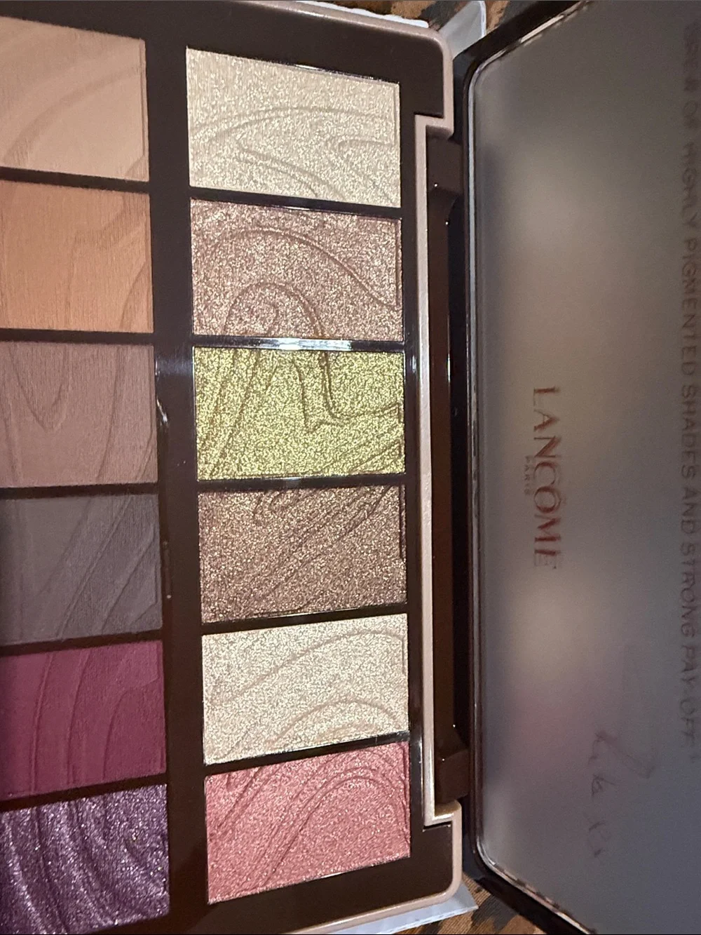 Idôle Café Crush Eyeshadow Palette — Warm Browns & Pink-Gold Shimmers